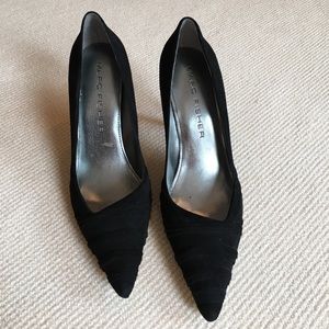 Black Suede Marc Fisher Pumps