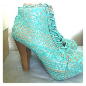 Charlotte Russe heeled boots