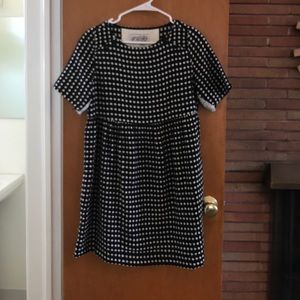 Ace and Jig Mini Dress in Natural Dot