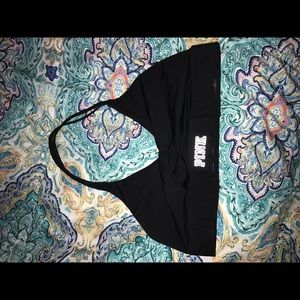 VS PINK halter sports bra/swim top