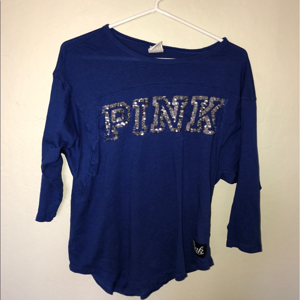 Pink long sleep top