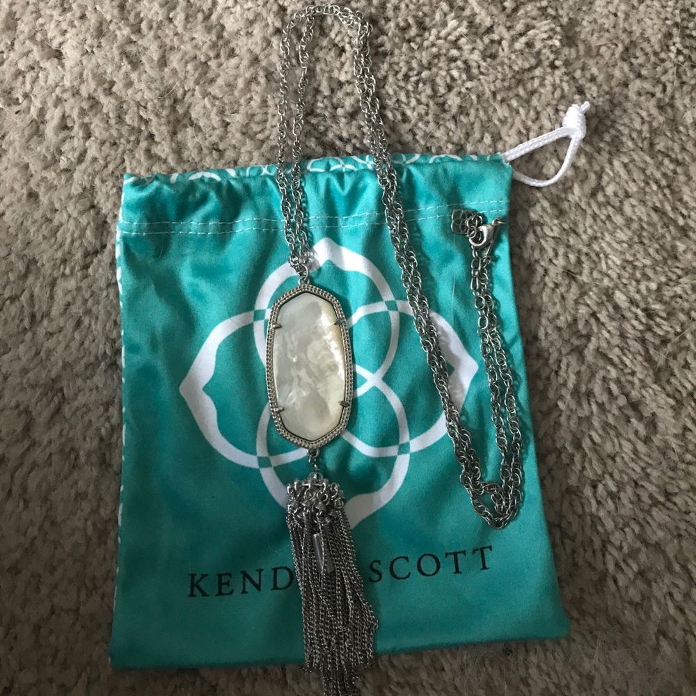 Kendra Scott rayne silver necklace