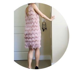 Pink flapper dress