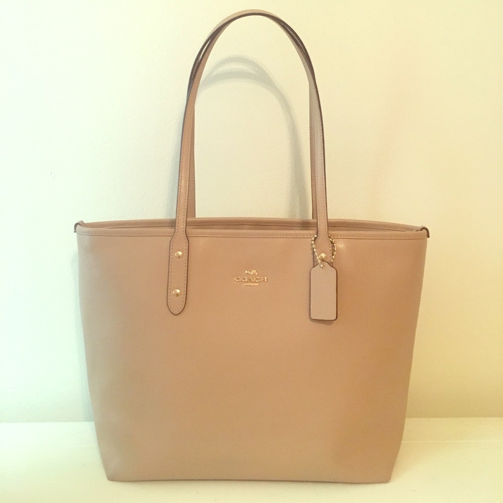 Tan Leather Coach Purse