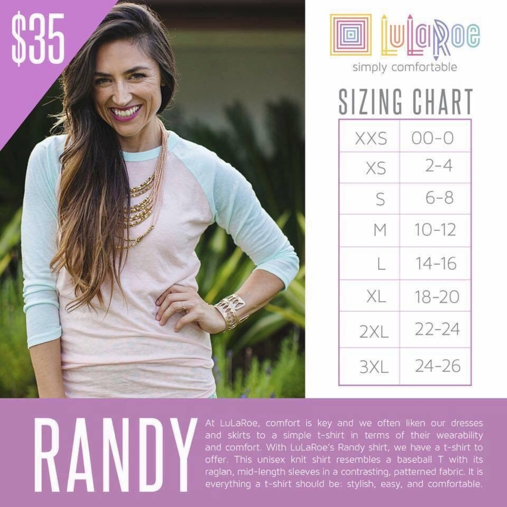 REDUCED Again  ⏬ NWT LulaRoe Randy - Picture 4 of 4