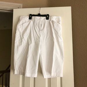 Long White Shorts