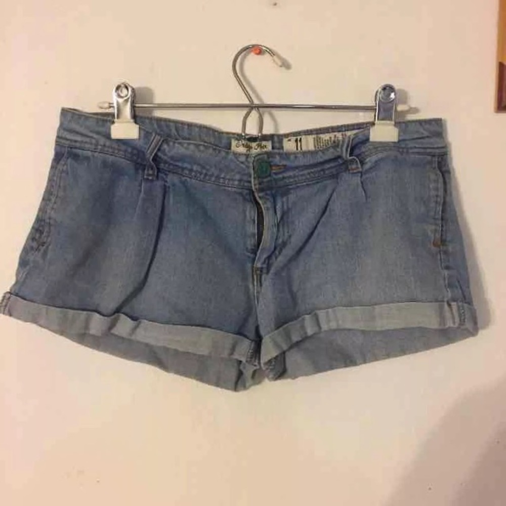 Indigo rein denim shorts