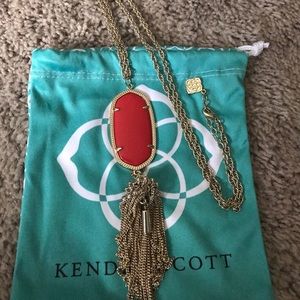 Red Kendra Scott Rayne Necklace