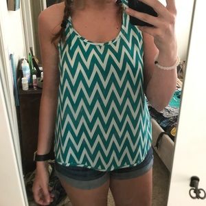Adorable open back tank top