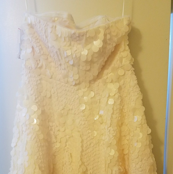 Nicole Miller New York Strapless Blush Short Dress - Picture 1 of 4
