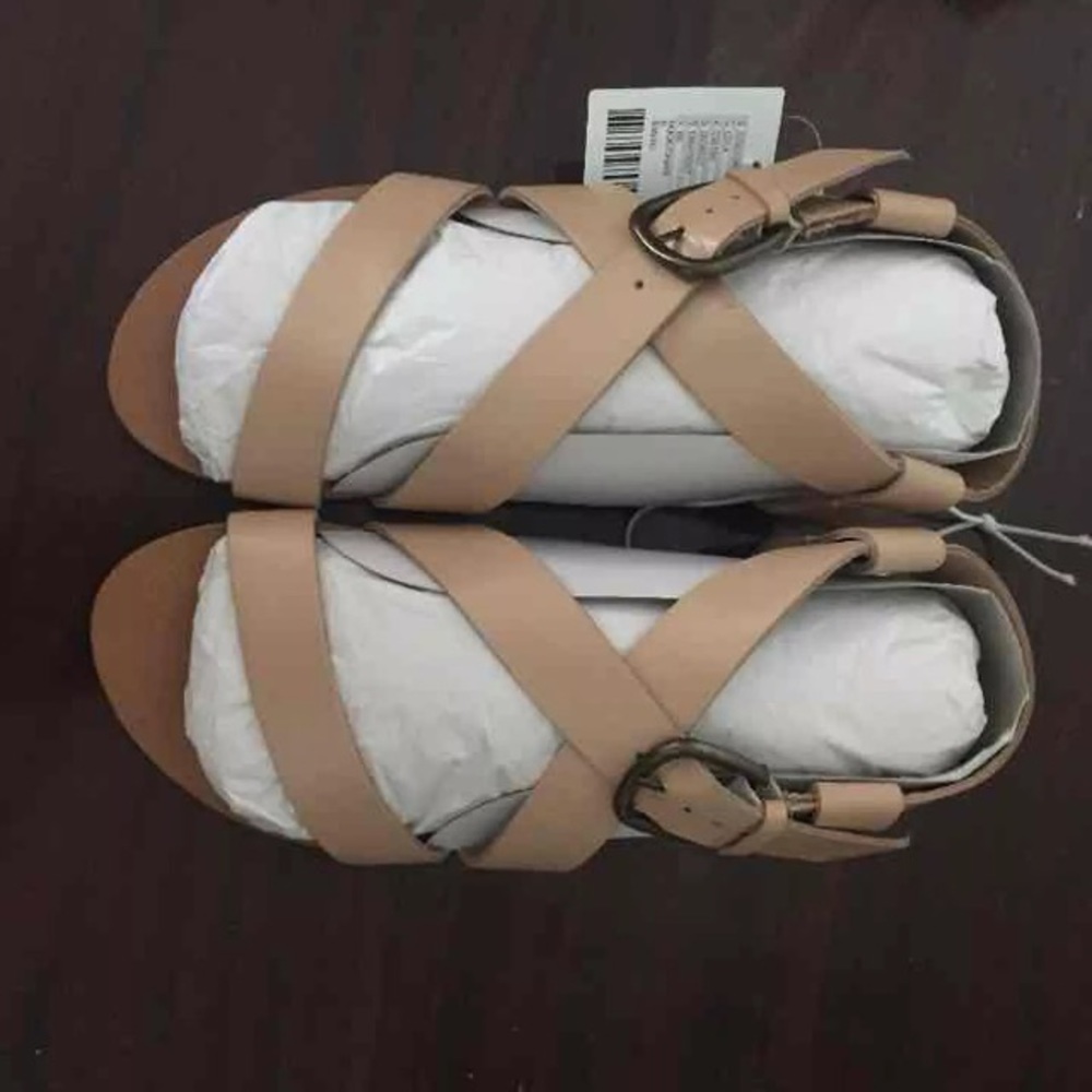 Urban outfitters nude strappy sandals