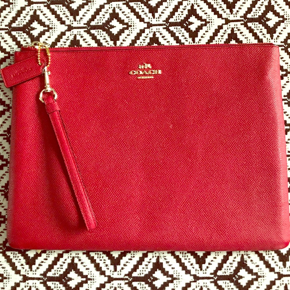 Red coach pouch for sale!