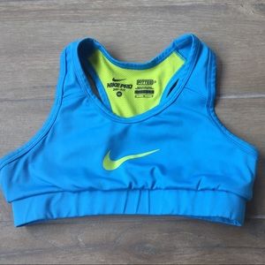 Girls Nike pro dri-fit sports bra YM