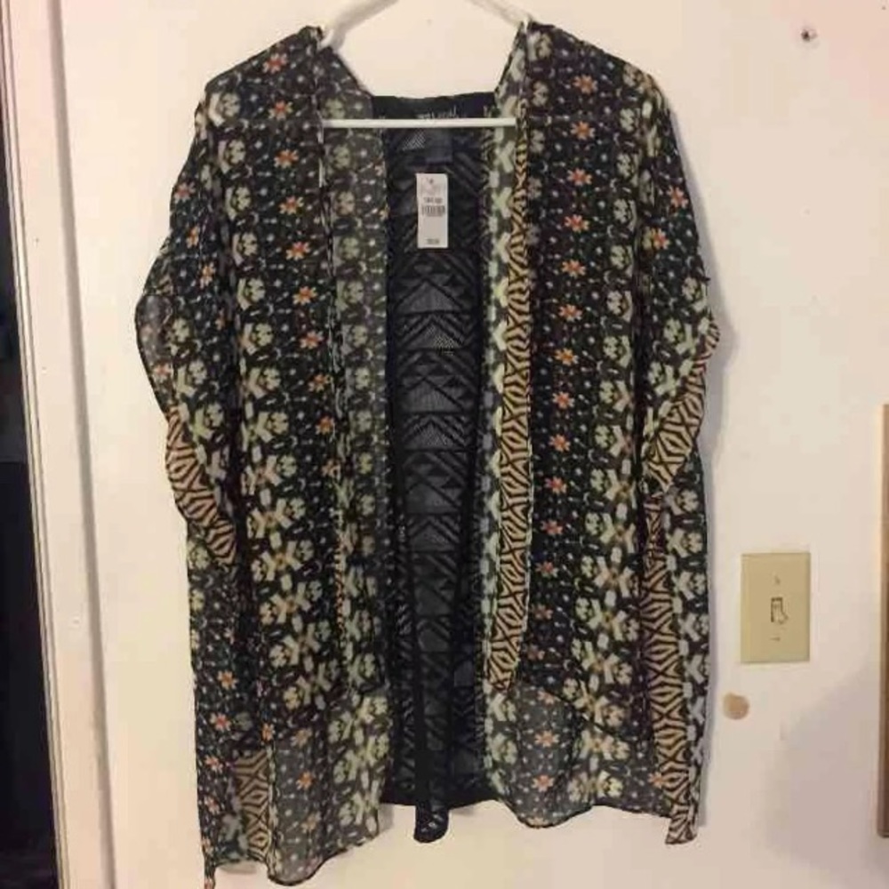 Wet seal sheer kimono