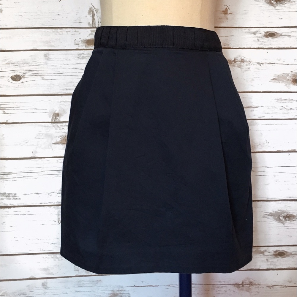 FINAL DAY Navy Pleated Skirt