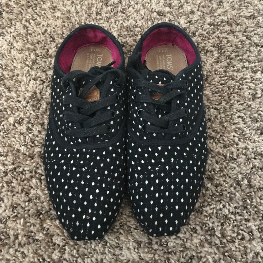 Toms polka dot cordones