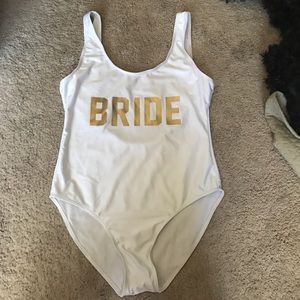 BRIDE one piece bathing suit