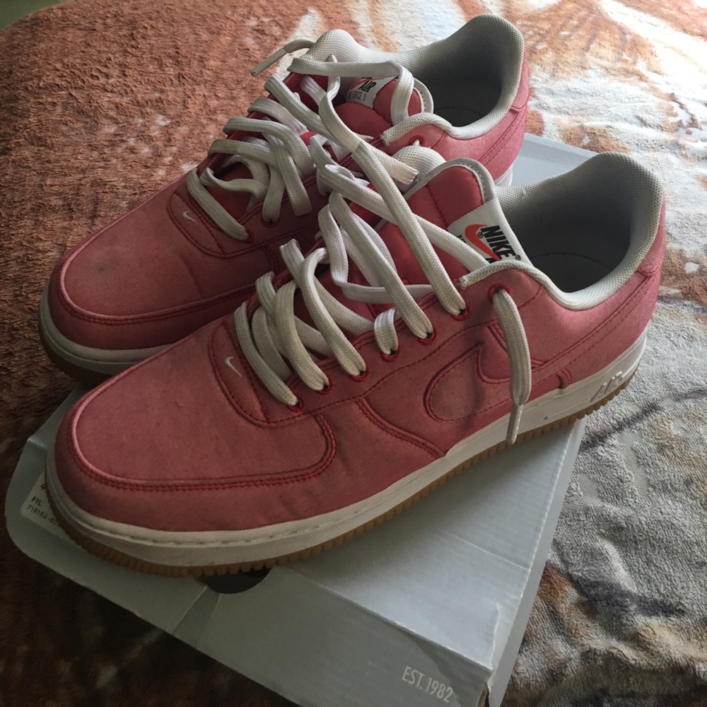 Pink low Air Force ones