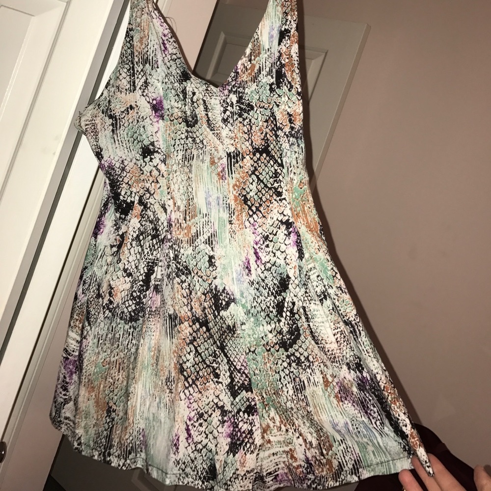 Tobi snakeskin romper