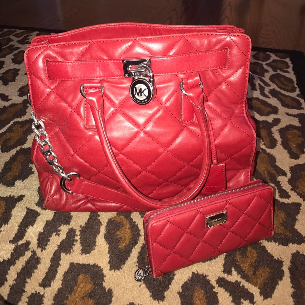 Michael Kors Quilted Bag with Wallet