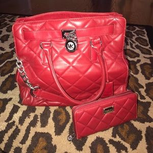 Michael Kors Quilted Bag with Wallet