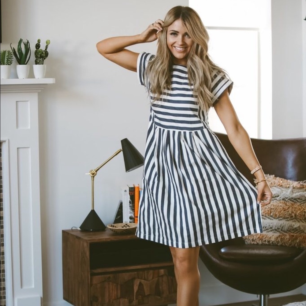 Clad and Cloth Bib Dress