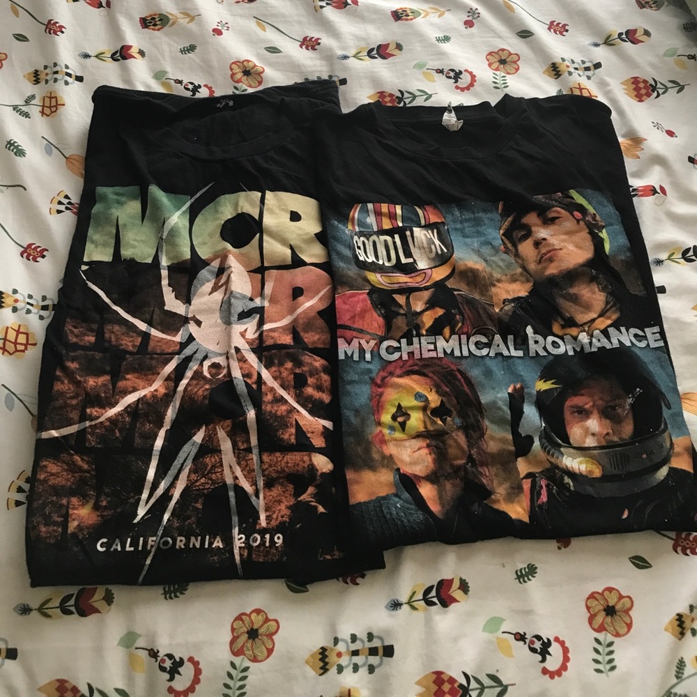 My Chemical Romance band tees