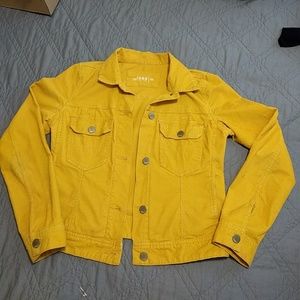 Mustard yellow GAP corduroy jacket