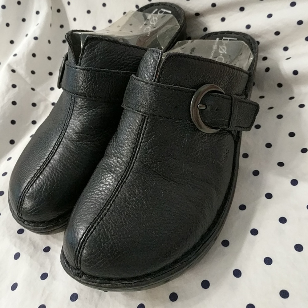 B.o.c Born 10 women's black real leather upper