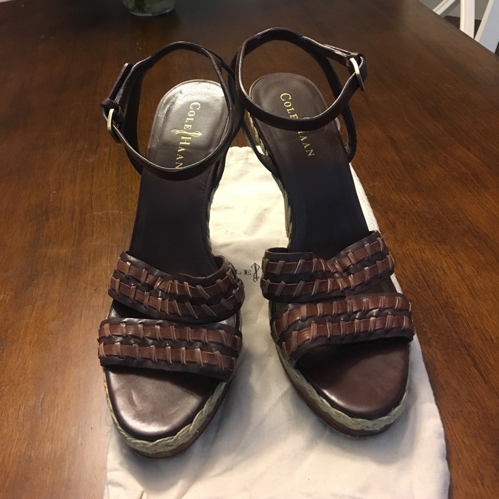 Cole Haan Neutral Heeled Sandals