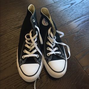 NWOB Black High Top Converse