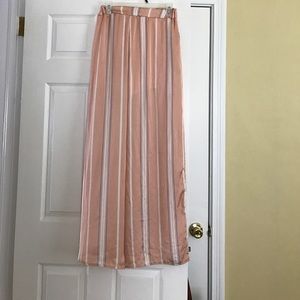 Blush wide leg pant
