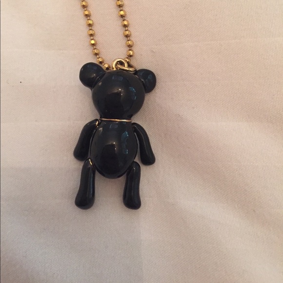 Betsy Johnson black bear necklace! Brand new! - Picture 7 of 7