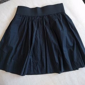Black Fit and Flare Skirt