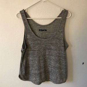 Rag & Bone Jeans Marble Knit Swing scoop Tank Top