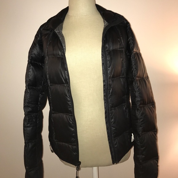 Eddie Bauer Puffy Black Jacket - Picture 1 of 7