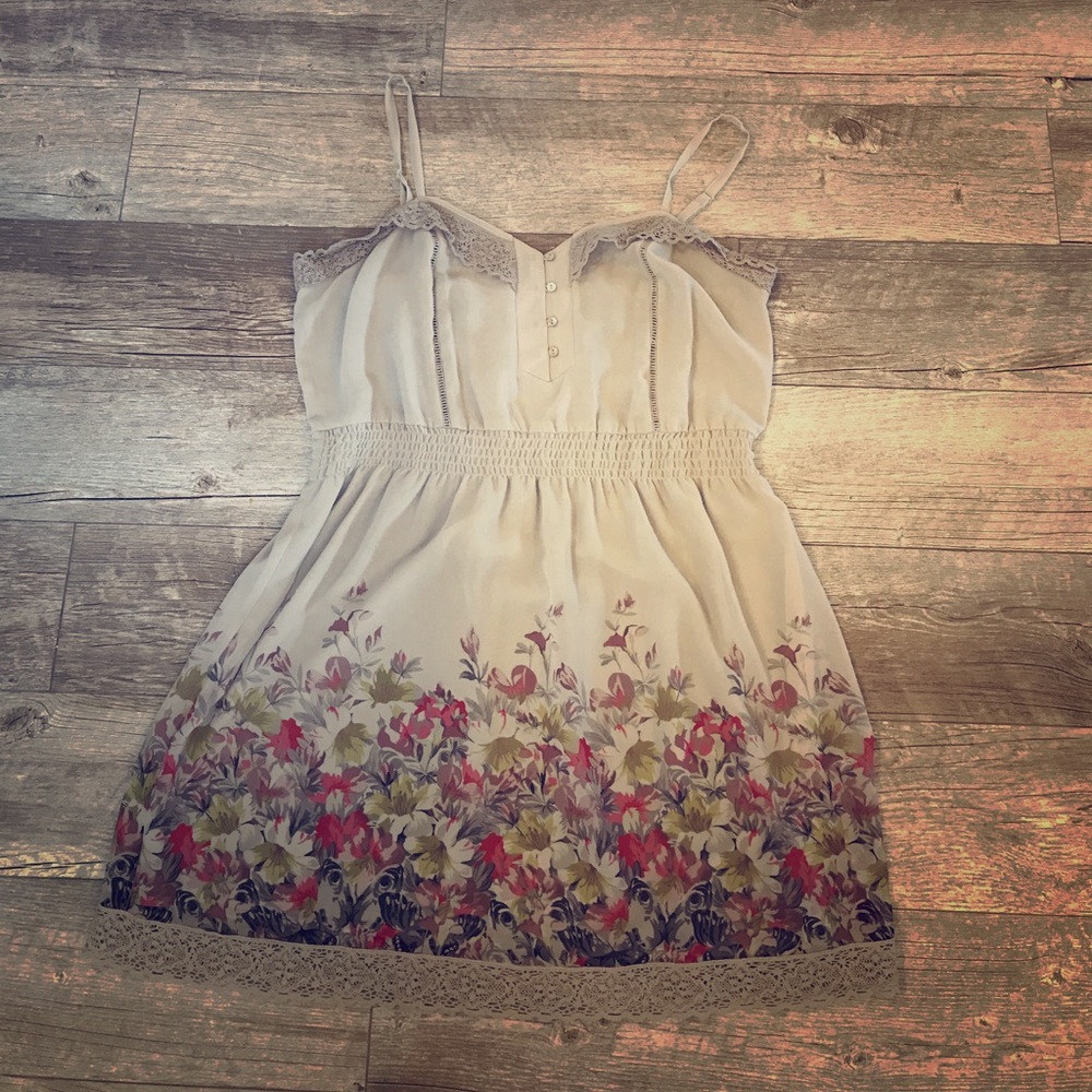 Beautiful floral and lace dress