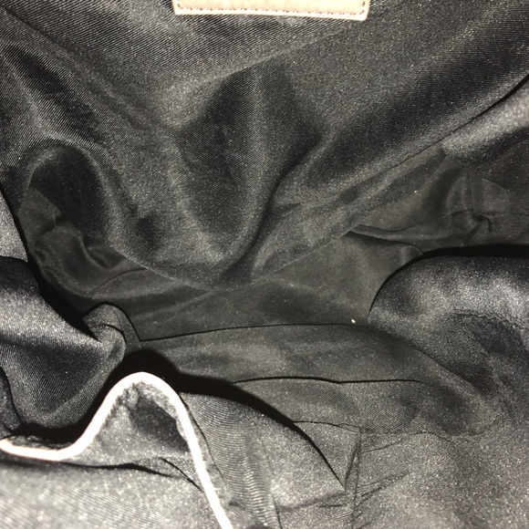 NWOT Faux Leather Lavender Brown Purse - Picture 5 of 6