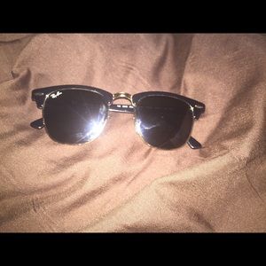 Authentic gold trim RayBans sunglasses