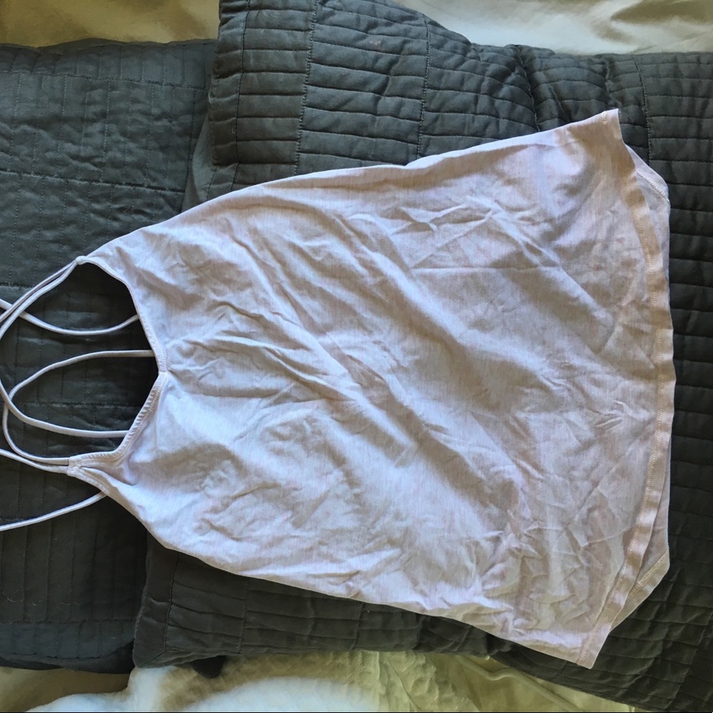 lululemon athletica Heathered + Strappy Back Tank
