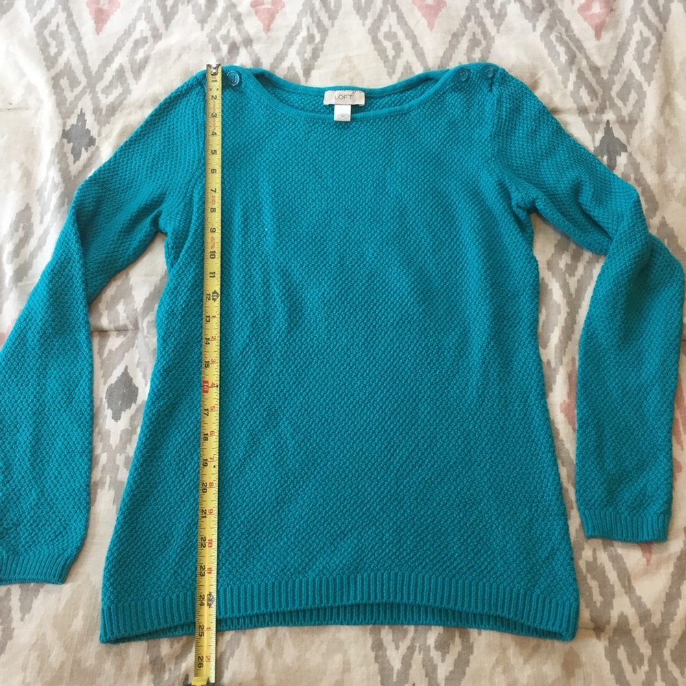 Teal Blue LOFT Sweater