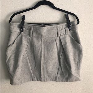 TopShop grey mini skirt
