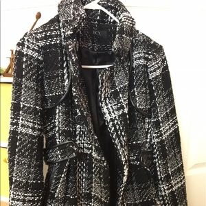 BCX Black and White Coat