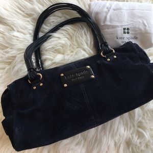 Kate Spade Dark Blue Leather Handbag