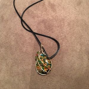 Glass infused necklace
