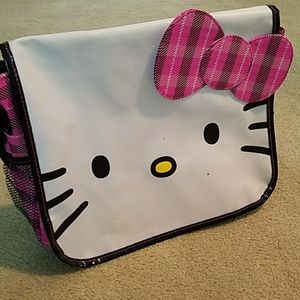 Hello Kitty book bag & sequined coin purse