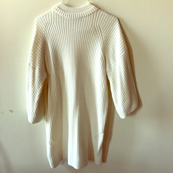 Cream Sweater Dress - Picture 1 of 2