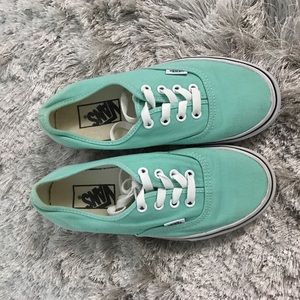 Mint green vans