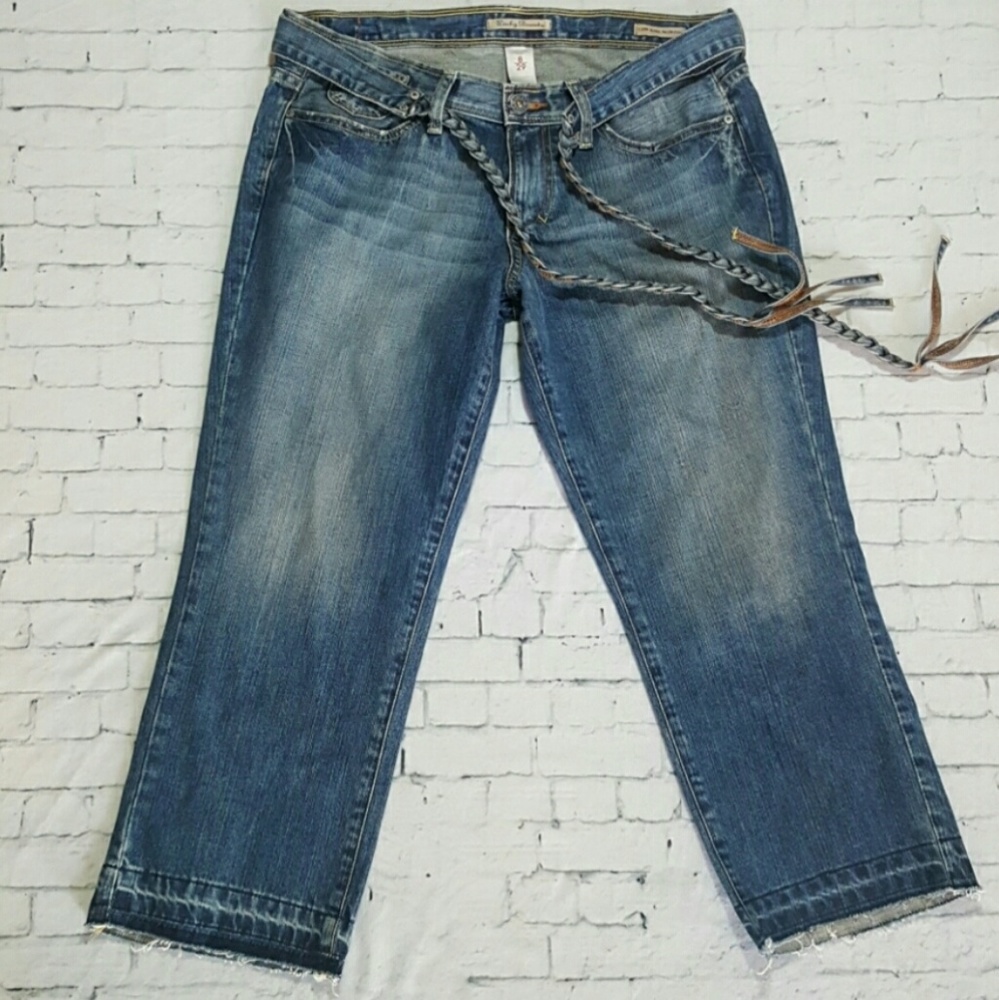 Lucky Brand Released Hem Crop Jeans