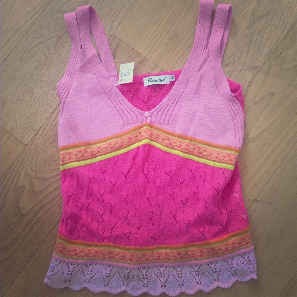 Paradyz Pink Top